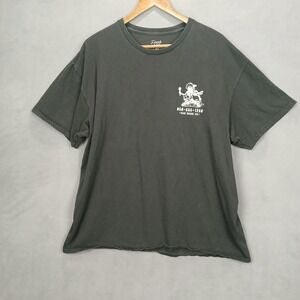 Fresh Vibes T Shirt Mens XL Black Cotton Skeleton San Diego Taco Shop Crewneck